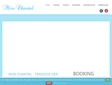 Tablet Screenshot of miss-chantal.de